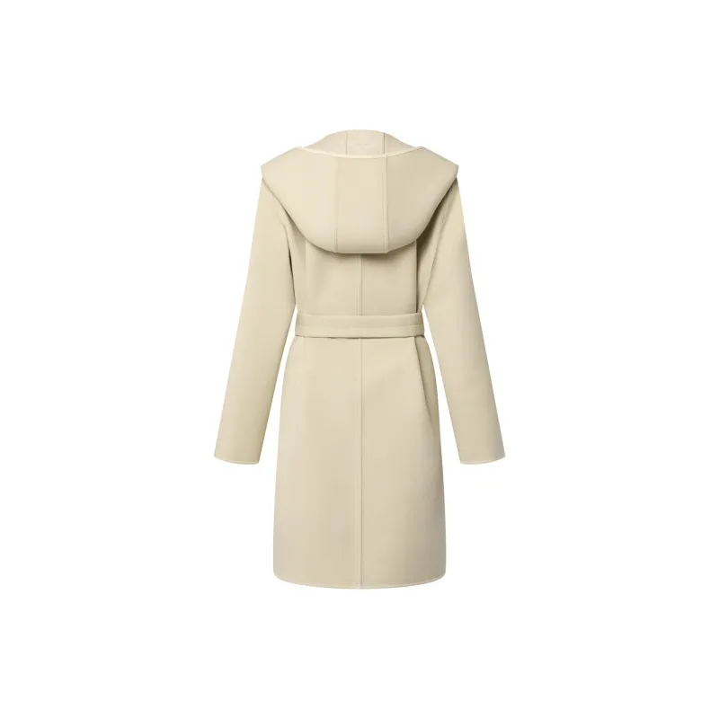 Lv Reversible Signature Hooded Wrap Coat-1
