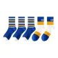 5 Pack (3 Blue Stripes, 2 Blue 19)