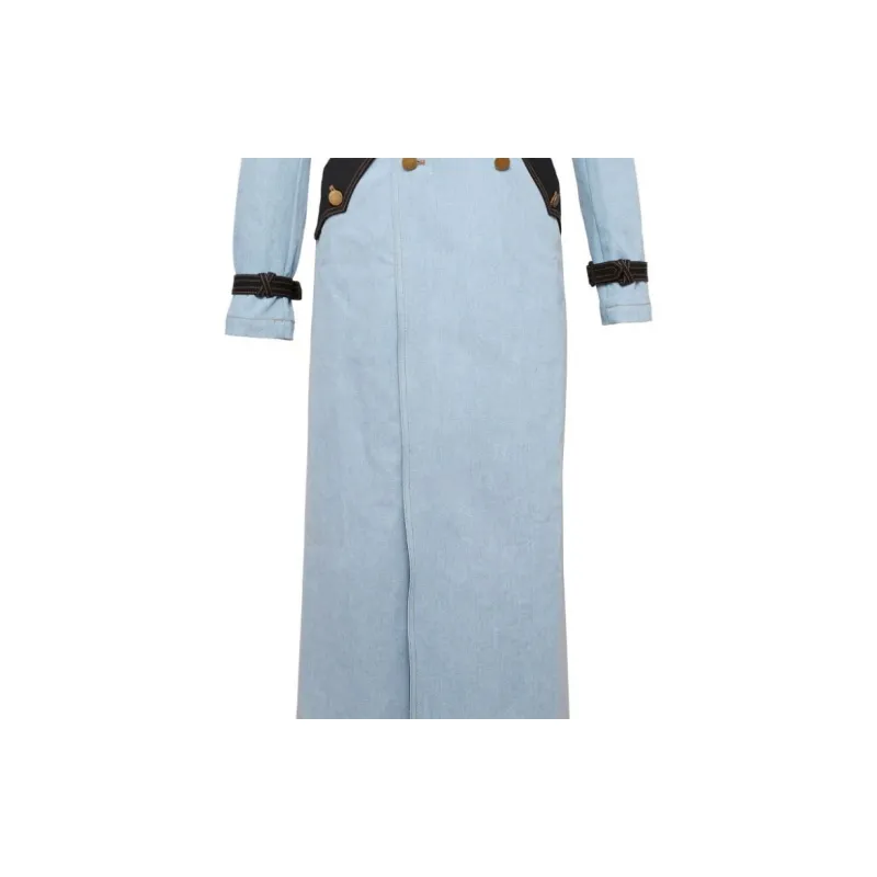 Fleur Du Mal Denim Trench Coat-3