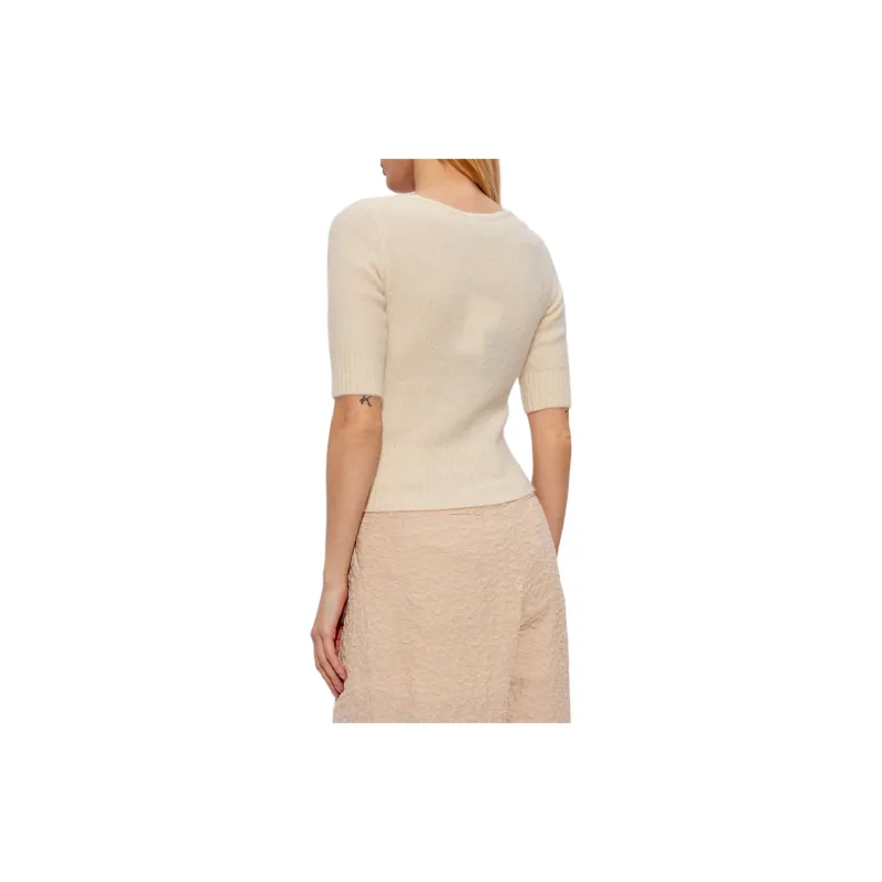GANNI Top With Logo-3