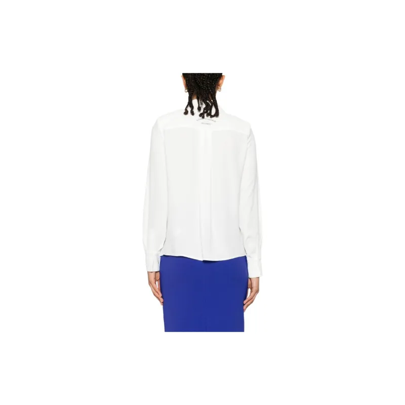 Elisabetta Franchi Logo Printed Long Sleeved Blouse-2