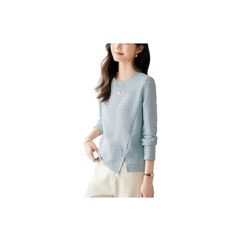 Still Quiet Regular T Shirt Women's Blue-1