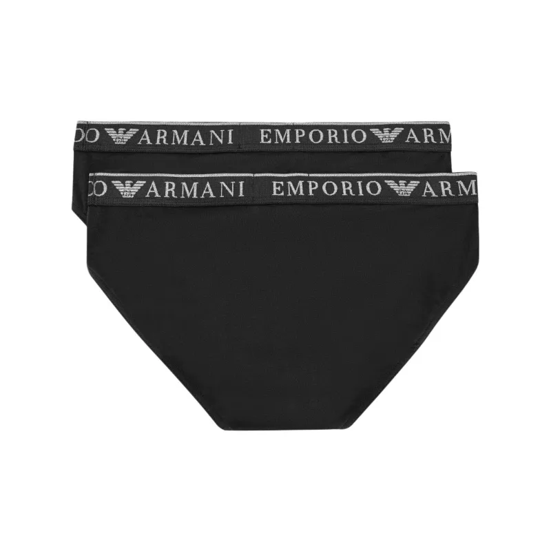 EMPORIO ARMANI FW24 Underpants Men's 2 Pack Black-1