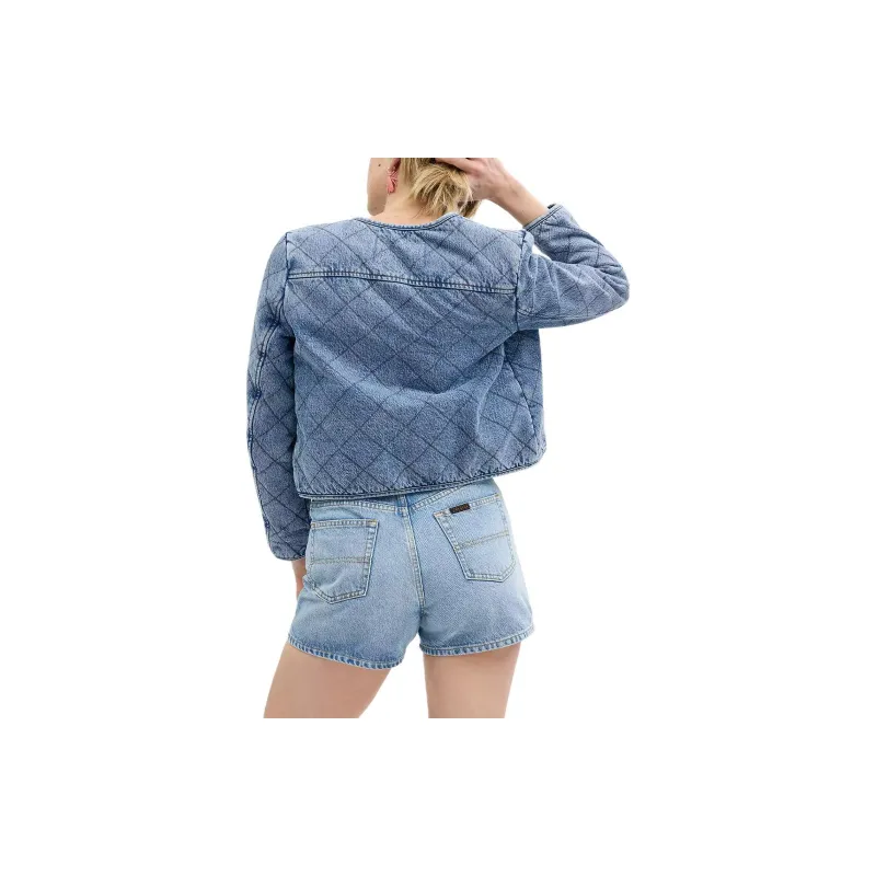 COACH SS24 Denim Jacket Women's Blue-2