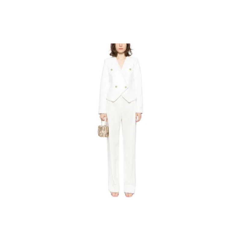Rebecca Vallance Clarisse Double breasted Bouclé Jacket-1