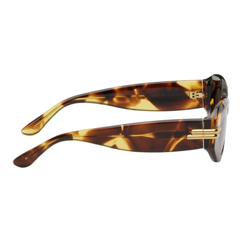 Bottega Veneta Mitre Oval Sunglasses-2