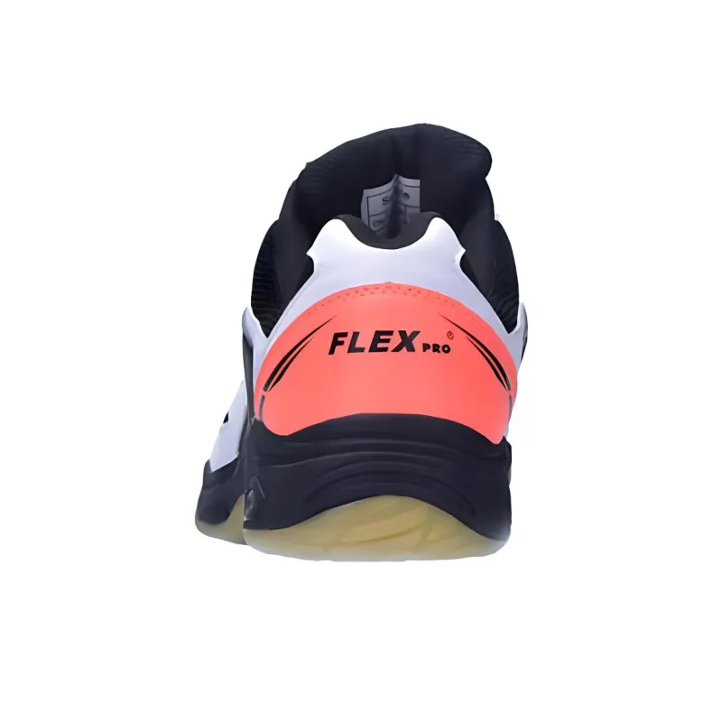 FLEX PRO FB Anti-Slip Wear-Resistant Low-Top Badminton Shoes Unisex Black White-3