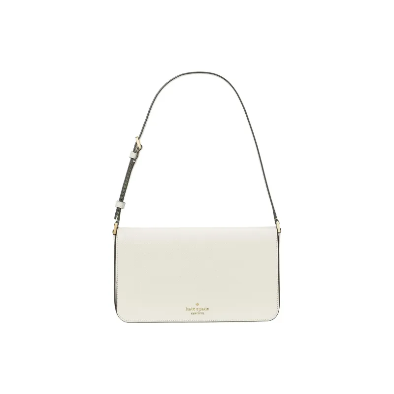 Kate Spade Staci Saffiano Leather Handbag Shoulder Bag Medium Size Women's Crispy Leather Color-0