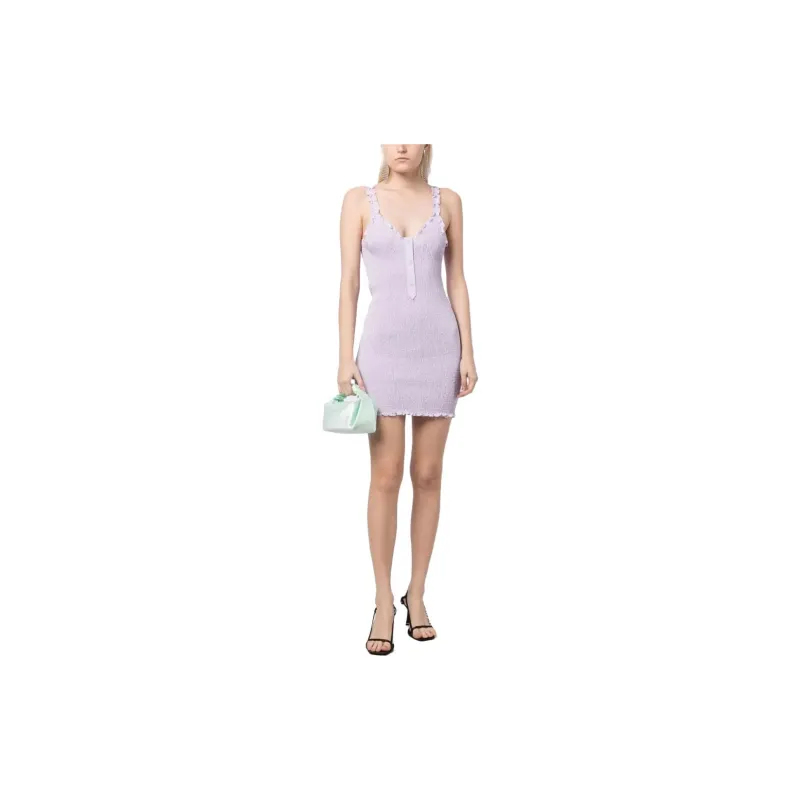 Alexander Wang Slip Dress Women's Light Purple-2