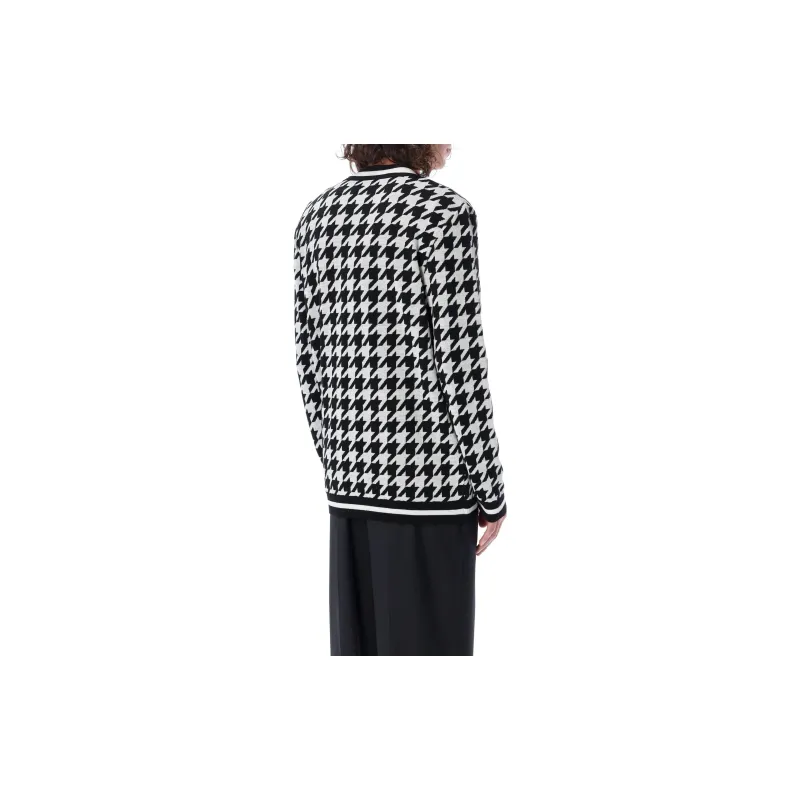BALMAIN Sweater Men's Black White-3