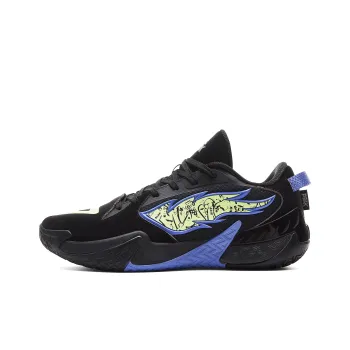 PEAK Taichi Outdoor Dominator Pro Cushioning Rebound Anti Twist Slip Resistant Low Top Basketball Shoes Men's Black