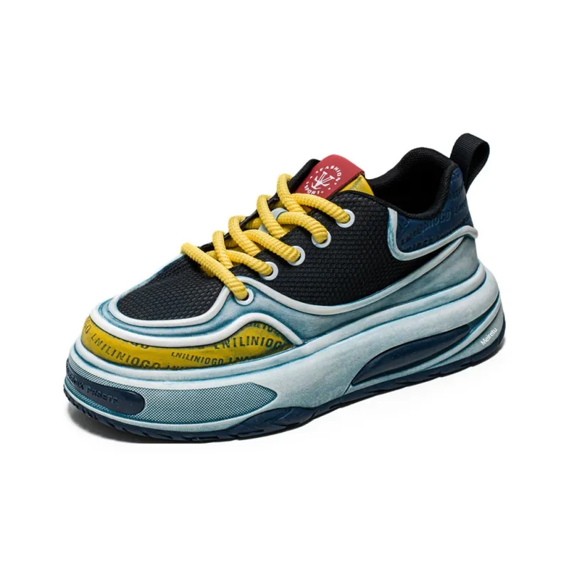 Meiretu Slip Resistant Abrasion Resistant Shock Absorbers Low Top Casual Shoes Men's-12