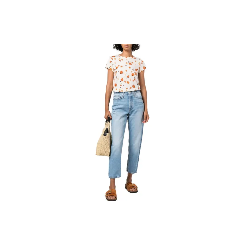 RAG&BONE Alissa Cropped Tapered Jeans-1