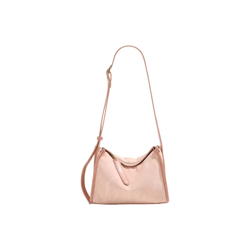 NOMK PU Shoulder Bag, Crossbody Bag Women's Coffee/Green/Pink/Ecru-4