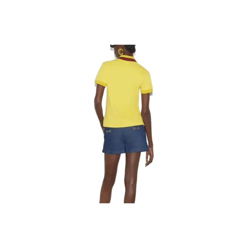 GUCCI Logo-embroidered Polo Shirt-2