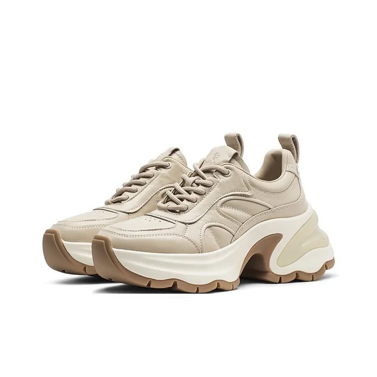 Coup De Foudre Cushioning Height Increasing Low-Top Chunky Sneakers Women's 7cm-6
