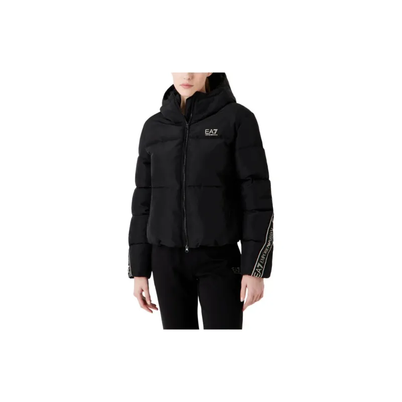 EMPORIO ARMANI EA7 SS24 Puffer Jacket Women's Black-3