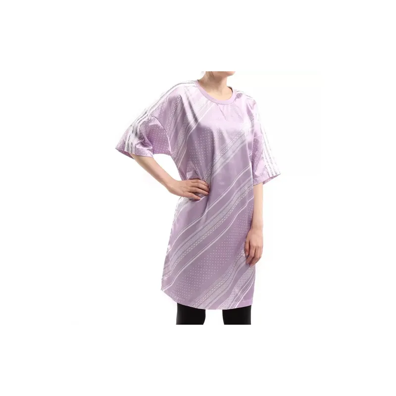 Adidas Originals Short Sleeved Dresses Women's Purple-5