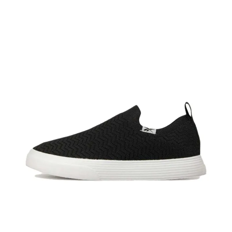 Reebok Women's OnLux Slip On 'Black Steely Fog'-0
