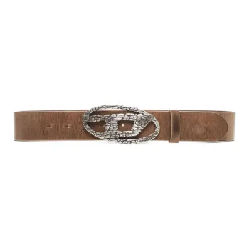 DIESEL B-1Dr Logo Buckle Belt