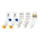 5 Pack (2 White, 2 Pack Pattern, 1 White Stripes)