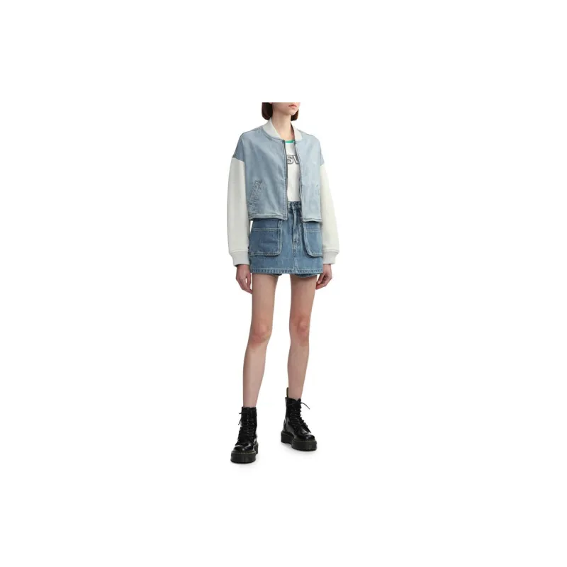 Izzue Colour-block Bomber Jacket-3