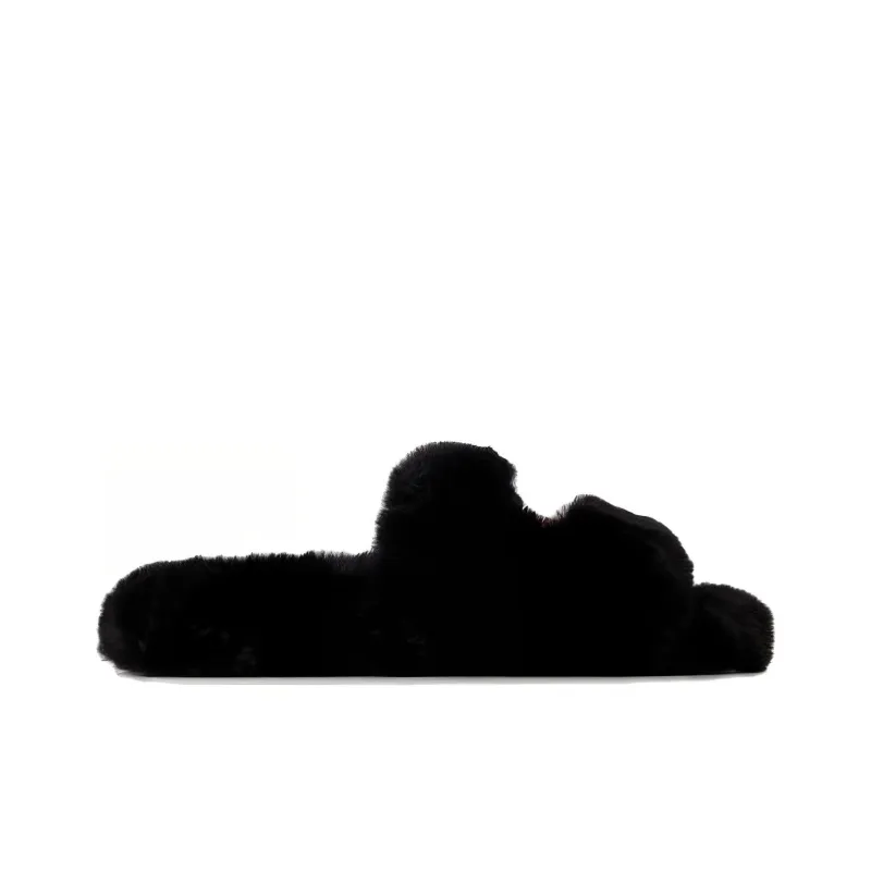 Balenciaga Slide Slippers Women's Black-1