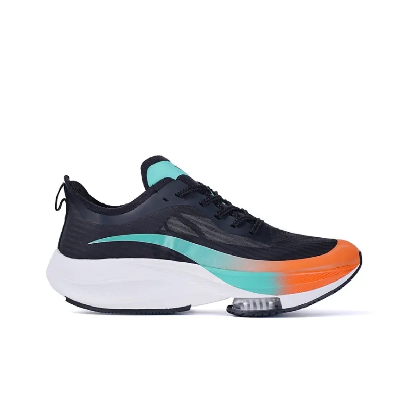 VOIT Running Shoes Unisex Low Top Black Rainbow-1