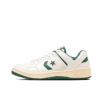 Converse Weapon Anti Slip Wear Resistant Low Top Skateboard Shoes Unisex White Green