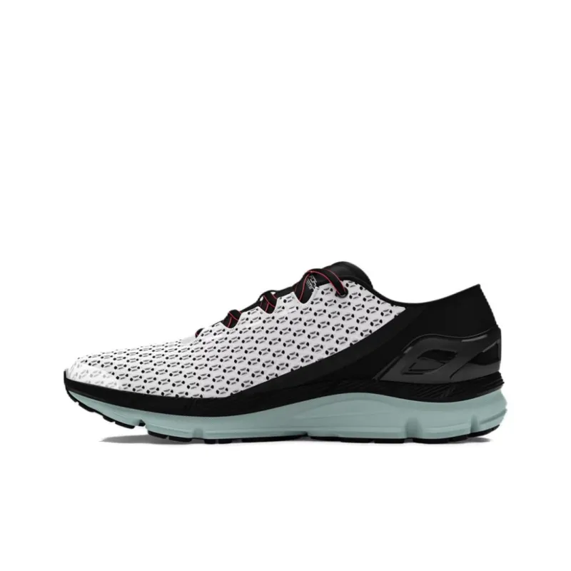Under Armour Speedform Gemini Anti Slip Wear Resistant Breathable Lightweight Low Top Running Shoes Unisex White-2