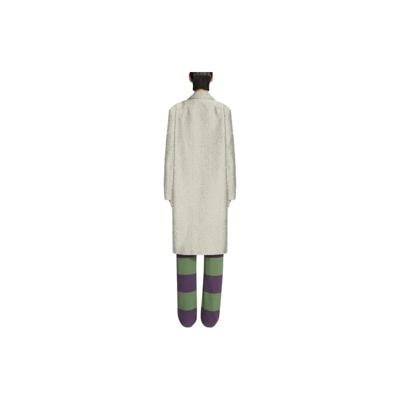 DRIES VAN NOTEN SS24 Coats Women's Silver-3