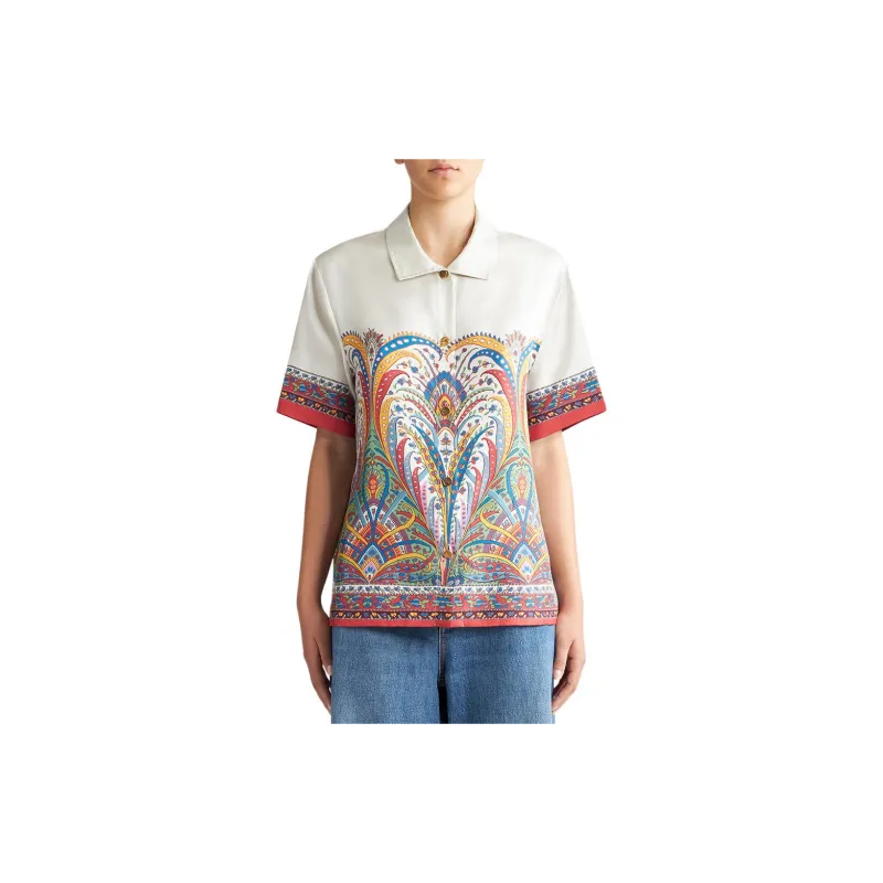 ETRO Paisley Printed Short Sleeved Shirt-2