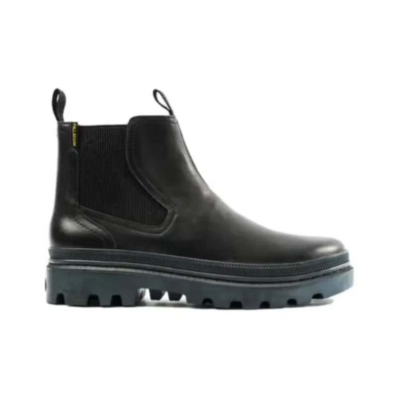 Palladium Short Chelsea Boots Unisex Black-1
