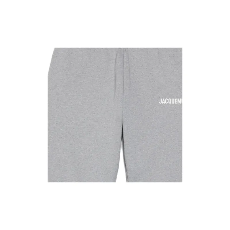 Jacquemus Le Jogging Jacquemus Logo Prined Track Pants Grey-4