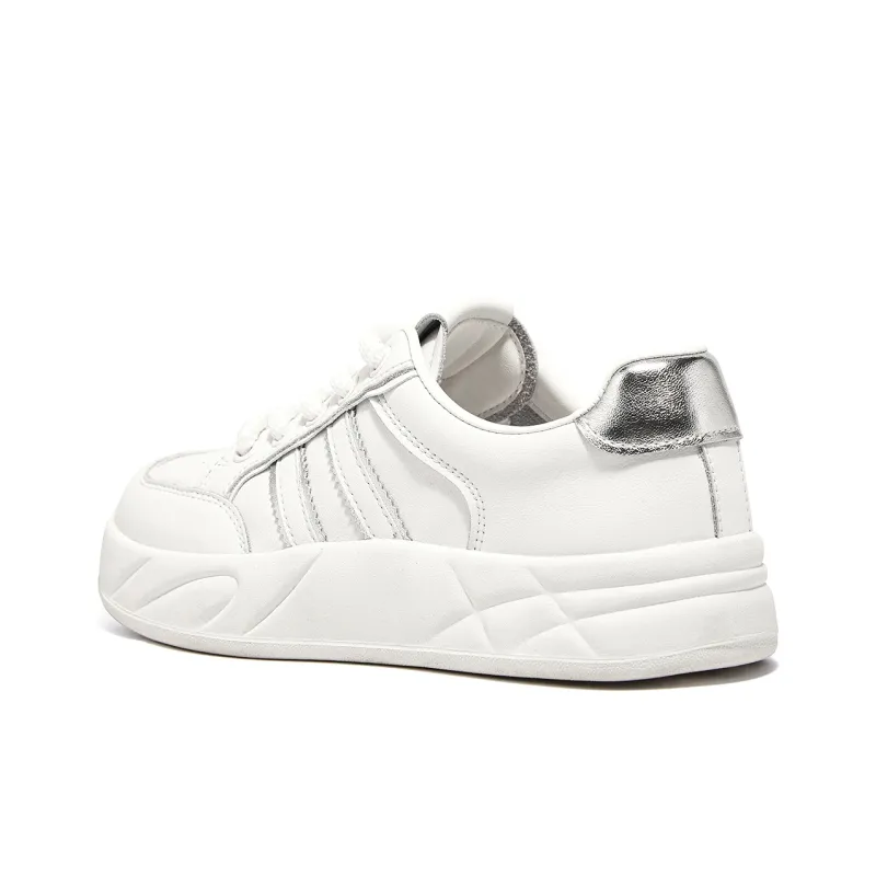 D:FUSE SCANDINAVIA Puffy Shoes Flat Shoes Anti-Slip And Wear-Resistant Lightweight Low-Top Skateboard Shoes Women's-1