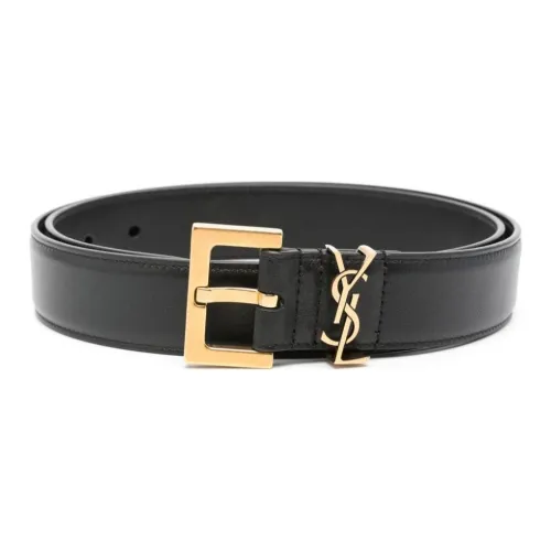 SAINT LAURENT Monogram Thin Belt