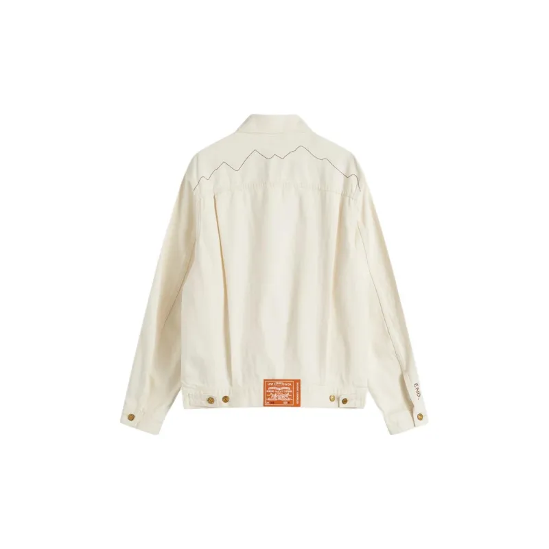 Levis X END. Co branded Paragraphs Jackets Unisex White-1