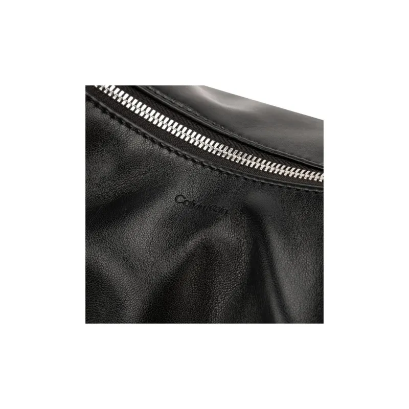 CALVIN KLEIN Synthetic Material Shoulder Bag Large Size Women's Space Black-3