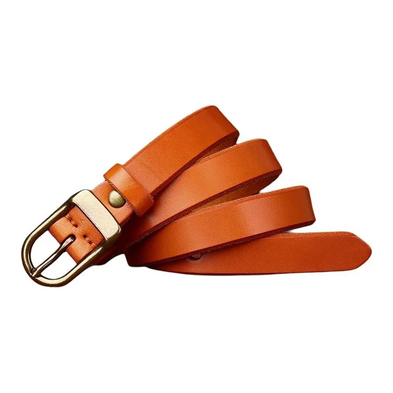JEANSWEST Cow Leather Leather Belts Women's 2.4cm-7
