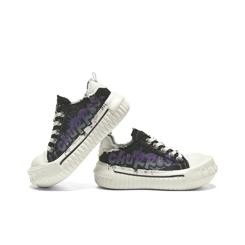 CHURROS Low Top Skateboard Shoes Unisex-3