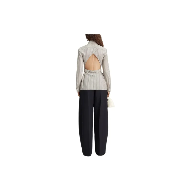Jacquemus Fitted Backless Shirt-3