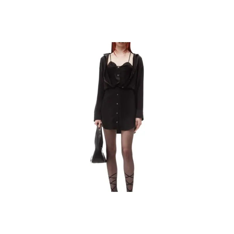 Alexander Wang Lace Trim Layered Dress-1