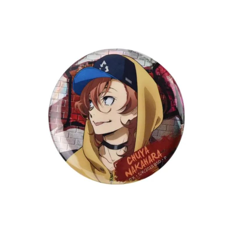 BOOM COMIC Bungo Stray Dogs  The Second Volume Double Flash Dessert Street Osamu Dazai And Shusaku Nakamura Badges-3