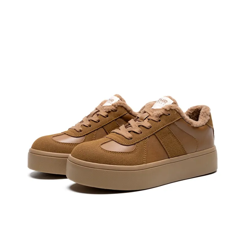 ZHR German Army Trainers Wear-Resistant Slip-Resistant Low-Top Casual Shoes Women's-1