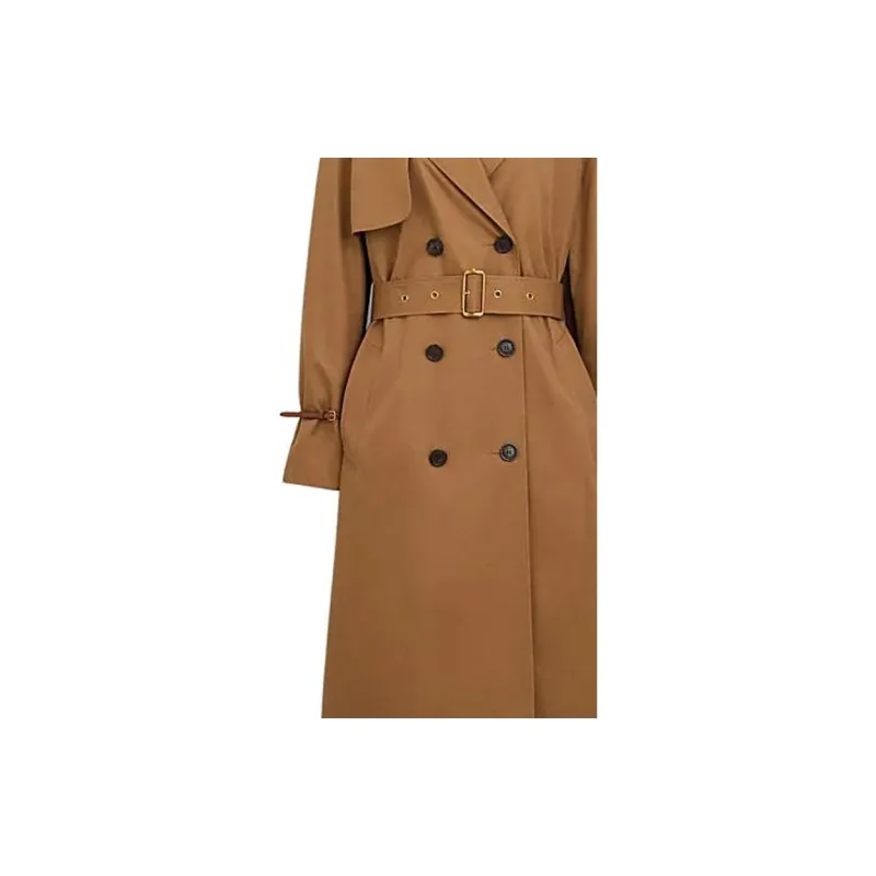 COACH SS24 Trench Coat Women's Dark Khaki-2