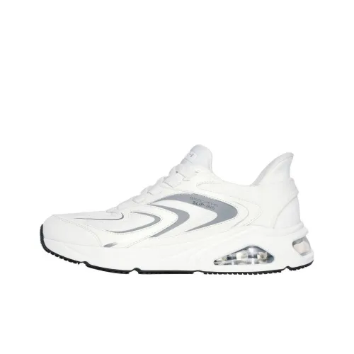 Skechers Slip Ins Casual Shoes Men Low-Top White Gray