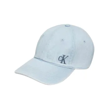 CALVIN KLEIN Cotton Baseball Caps Unisex Blue