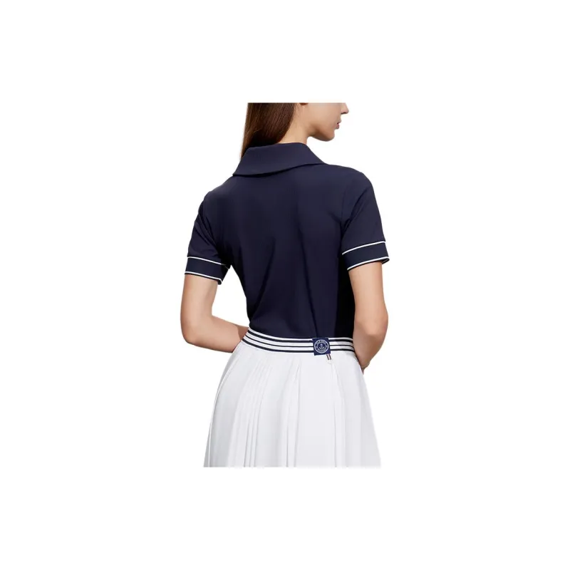 FILA Golf Series Polo Shirt Women's Tide Blue-4