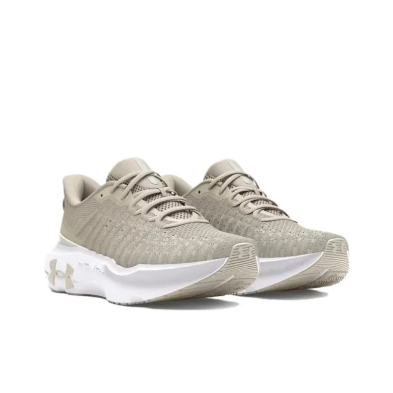 Under Armour Infinite Elite Anti Slip Wear Resistant Low Top Casual Running Shoes Men's Beige-2
