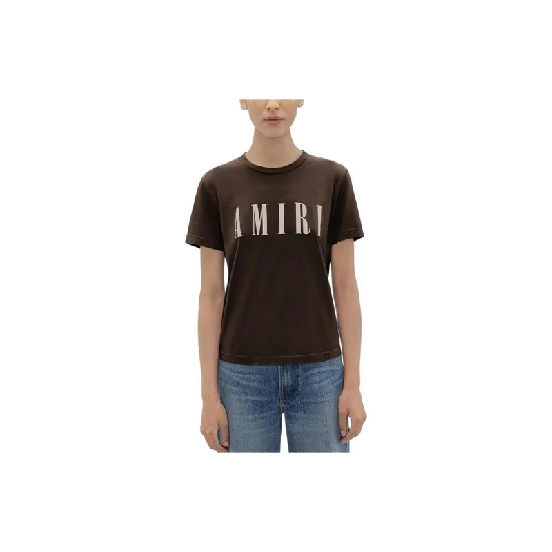 AMIRI Core Logo Slim Fit Tee 'Brown'-1